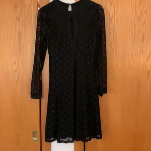 ModCloth long sleeve dress black lace